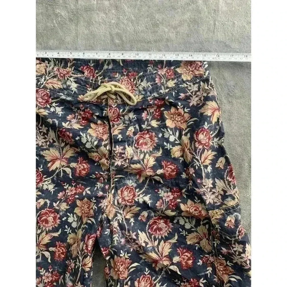 Polo Ralph Lauren Shorts Mens 32 Floral Swim Trunks 90s Hawaiian Pocket Pool - Picture 3 of 7